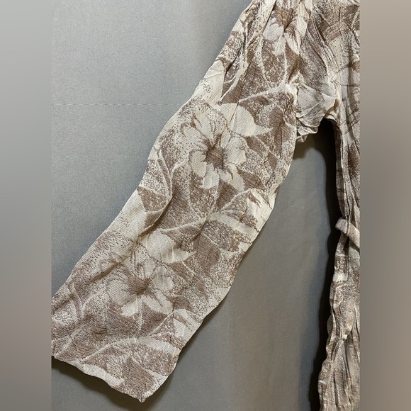 Zara Printed Crinkle Dress - Picture 9 of 10